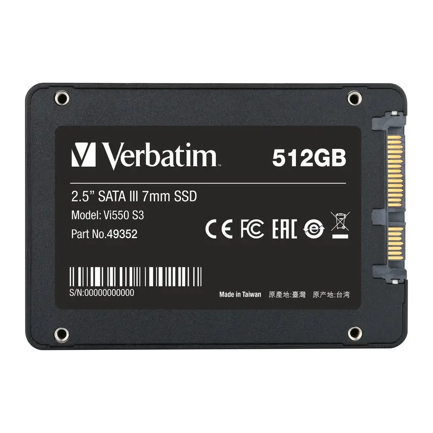 SSD Storage 2.5 512GB
