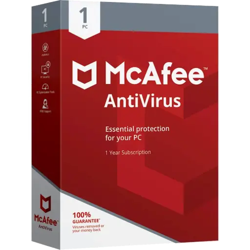 [Goods:Proje-00883] McAfee Antivirus 1 Device